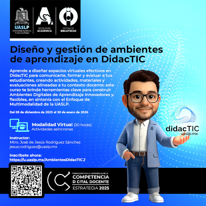 Diseño y gestión de ambientes de aprendizaje en DidacTIC